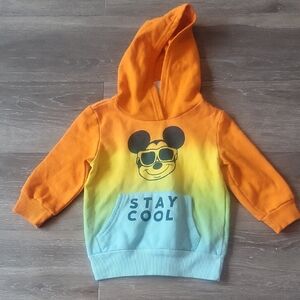 Disney Kids Orange and Blue Hoodie